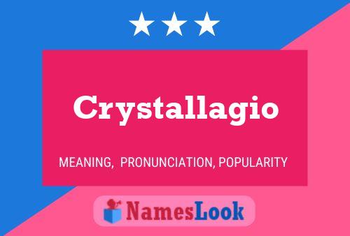 ملصق اسم Crystallagio