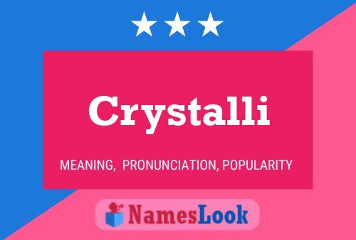 ملصق اسم Crystalli