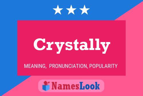 ملصق اسم Crystally