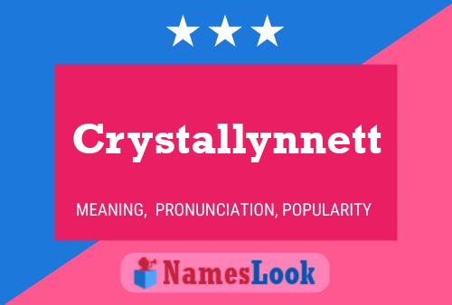 ملصق اسم Crystallynnett