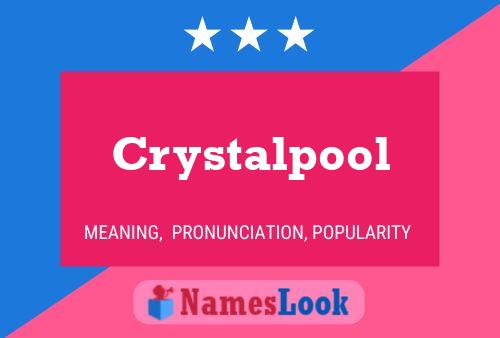 ملصق اسم Crystalpool