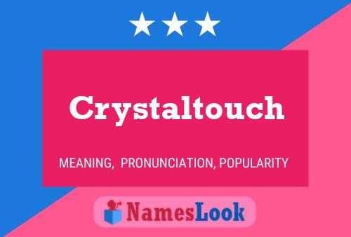 ملصق اسم Crystaltouch