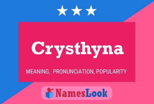 ملصق اسم Crysthyna