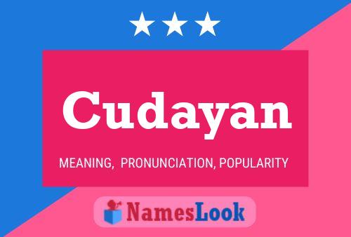 ملصق اسم Cudayan