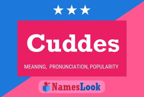 ملصق اسم Cuddes