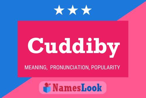 ملصق اسم Cuddiby