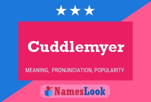 ملصق اسم Cuddlemyer