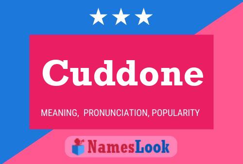 ملصق اسم Cuddone