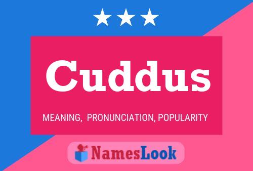 ملصق اسم Cuddus