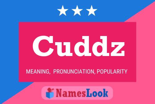 ملصق اسم Cuddz