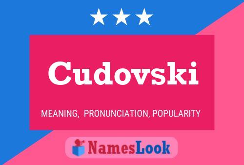 ملصق اسم Cudovski