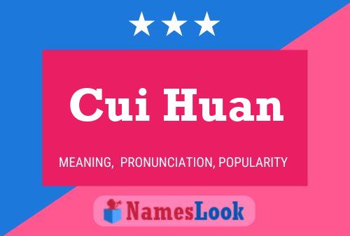 ملصق اسم Cui Huan