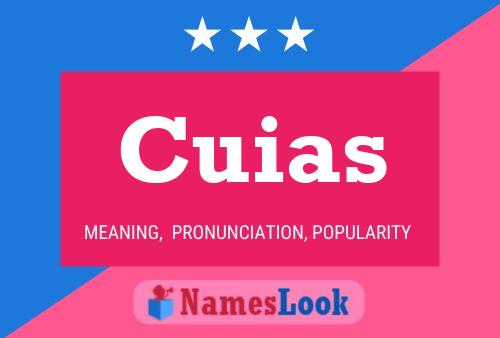 ملصق اسم Cuias