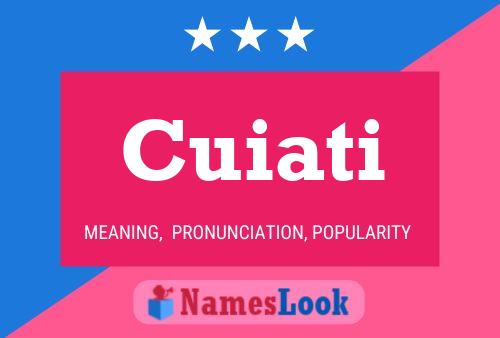 ملصق اسم Cuiati