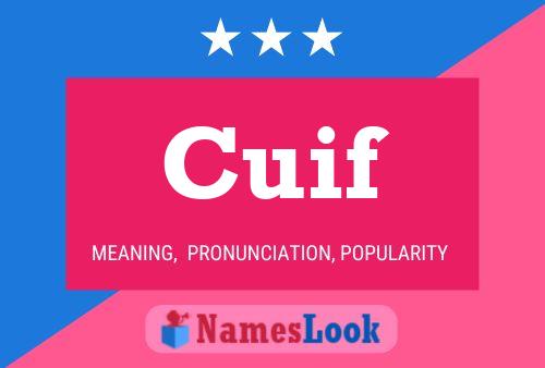 ملصق اسم Cuif