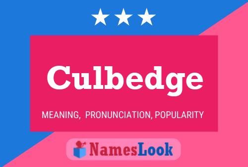 ملصق اسم Culbedge