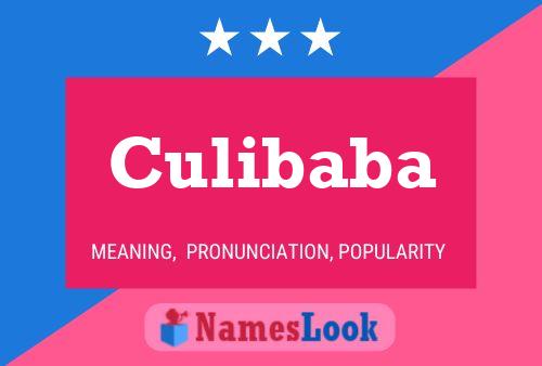 ملصق اسم Culibaba