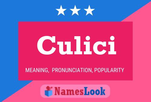 ملصق اسم Culici