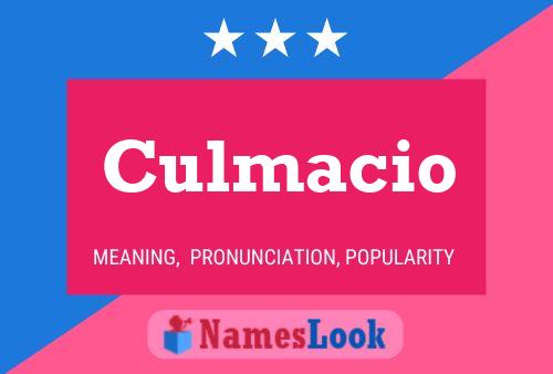 ملصق اسم Culmacio