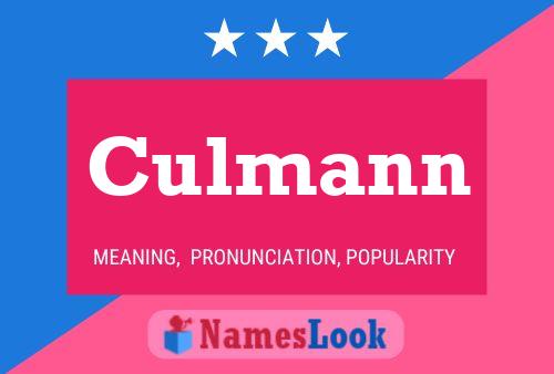 ملصق اسم Culmann