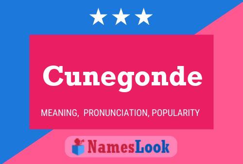 ملصق اسم Cunegonde