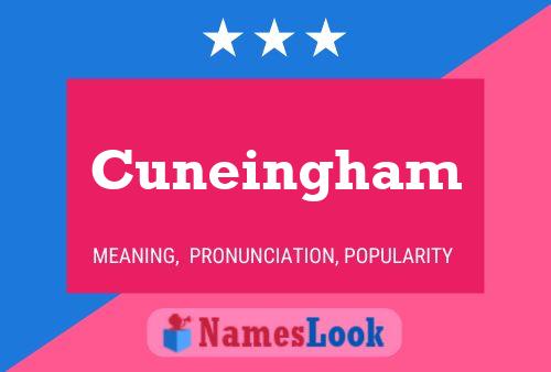 ملصق اسم Cuneingham