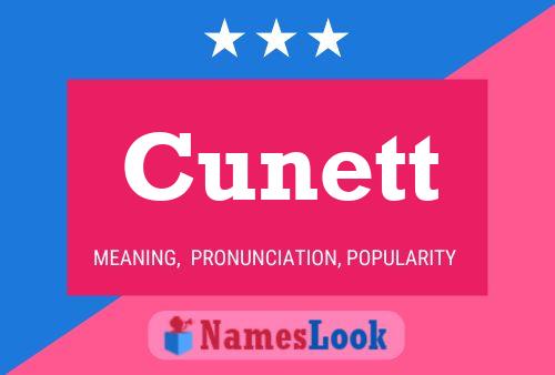 ملصق اسم Cunett