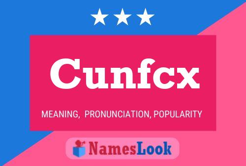 ملصق اسم Cunfcx