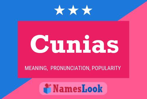 ملصق اسم Cunias