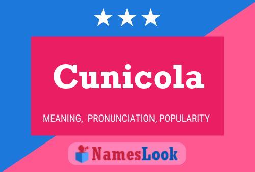 ملصق اسم Cunicola