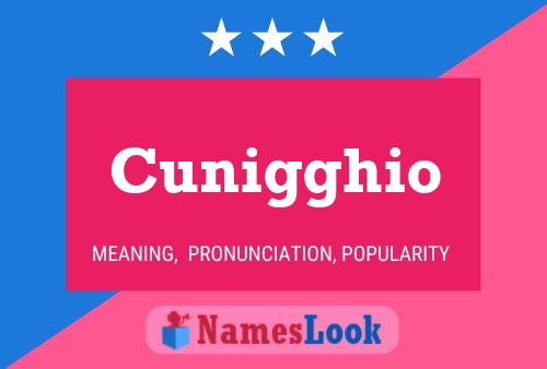 ملصق اسم Cunigghio