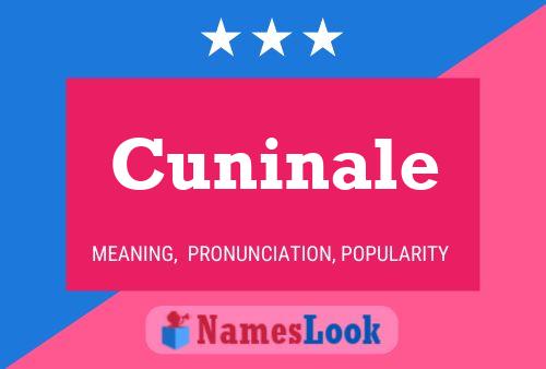 ملصق اسم Cuninale