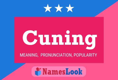 ملصق اسم Cuning