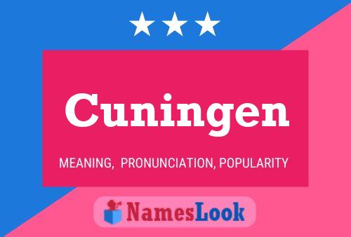 ملصق اسم Cuningen