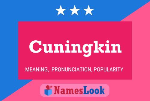 ملصق اسم Cuningkin