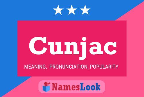 ملصق اسم Cunjac