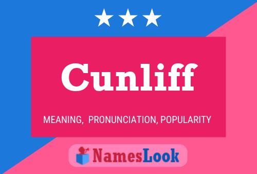 ملصق اسم Cunliff