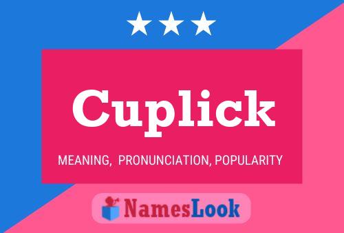 ملصق اسم Cuplick