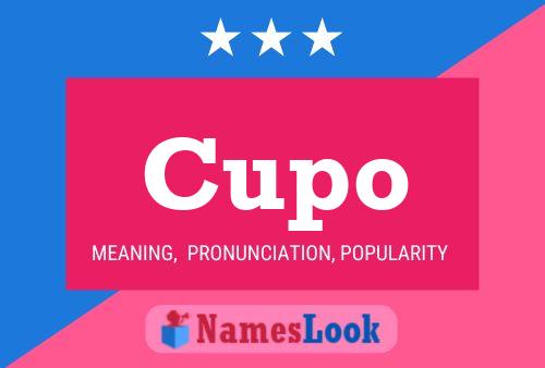 ملصق اسم Cupo