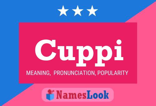 ملصق اسم Cuppi