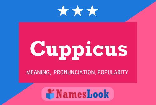 ملصق اسم Cuppicus