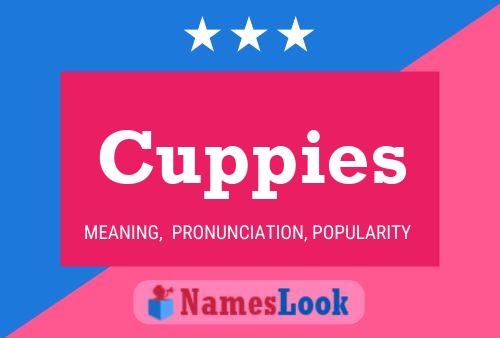 ملصق اسم Cuppies