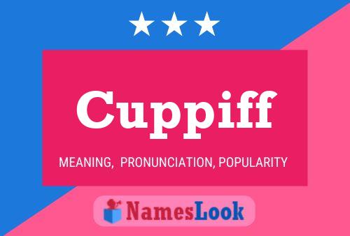 ملصق اسم Cuppiff