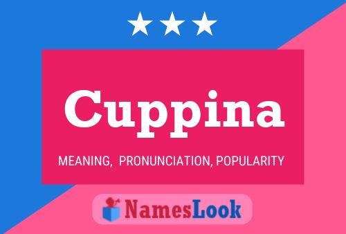 ملصق اسم Cuppina