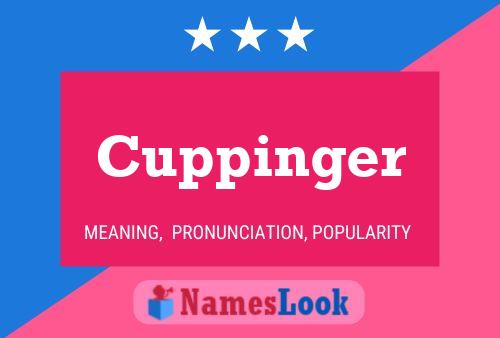 ملصق اسم Cuppinger