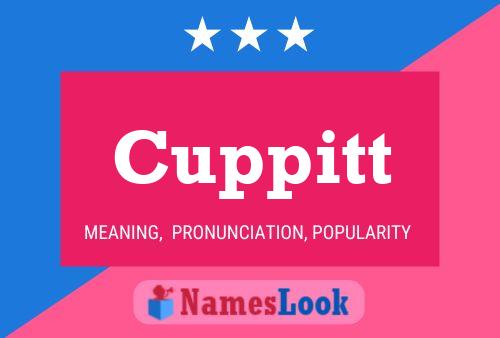 ملصق اسم Cuppitt