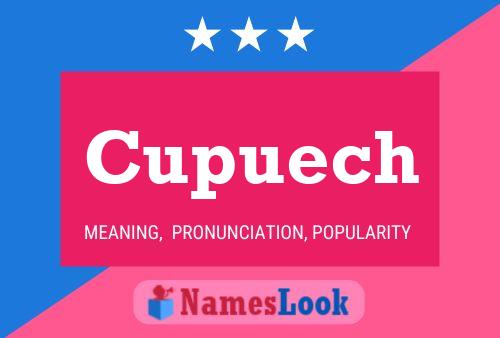 ملصق اسم Cupuech