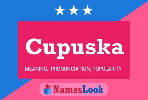 ملصق اسم Cupuska