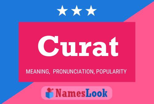 ملصق اسم Curat