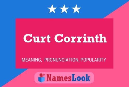 ملصق اسم Curt Corrinth